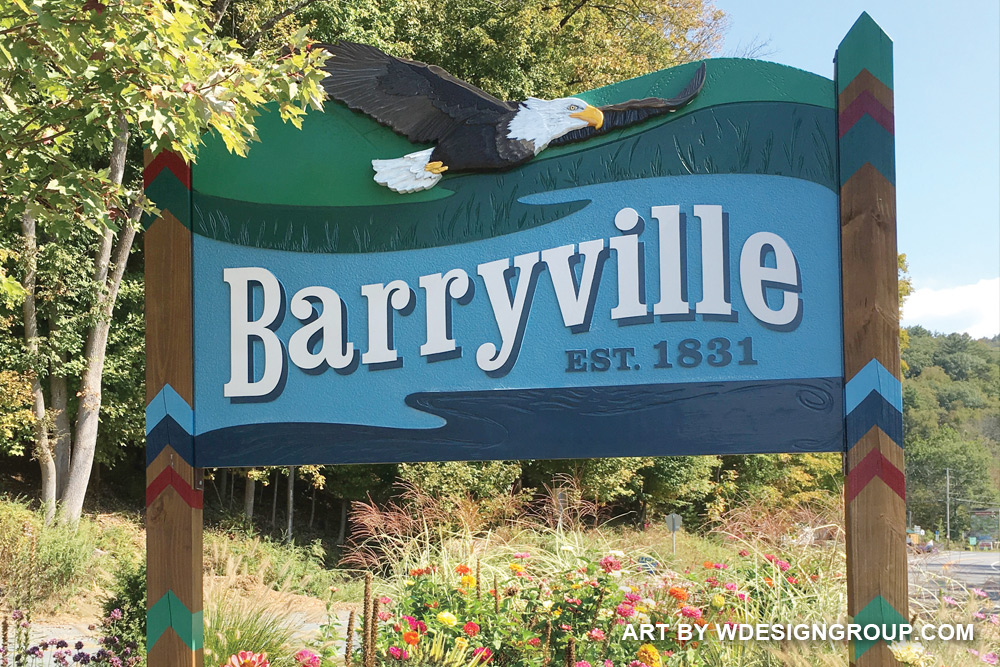 Barryville-sign
