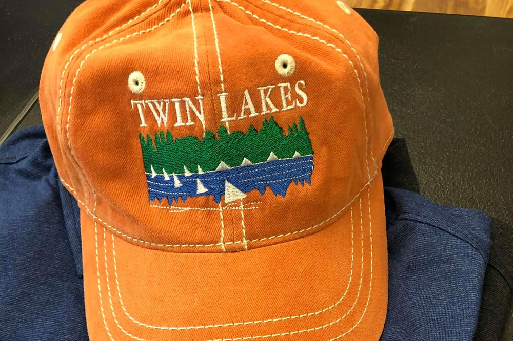 Twin Lakes embroidered hat