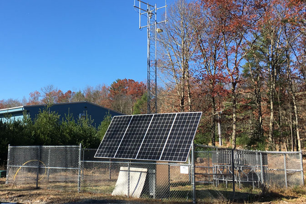 solar powered station